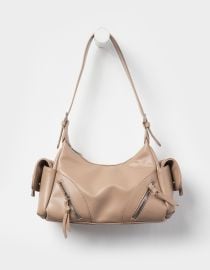 Zipper Pocket Shoulder Bag - TAN at Tillys